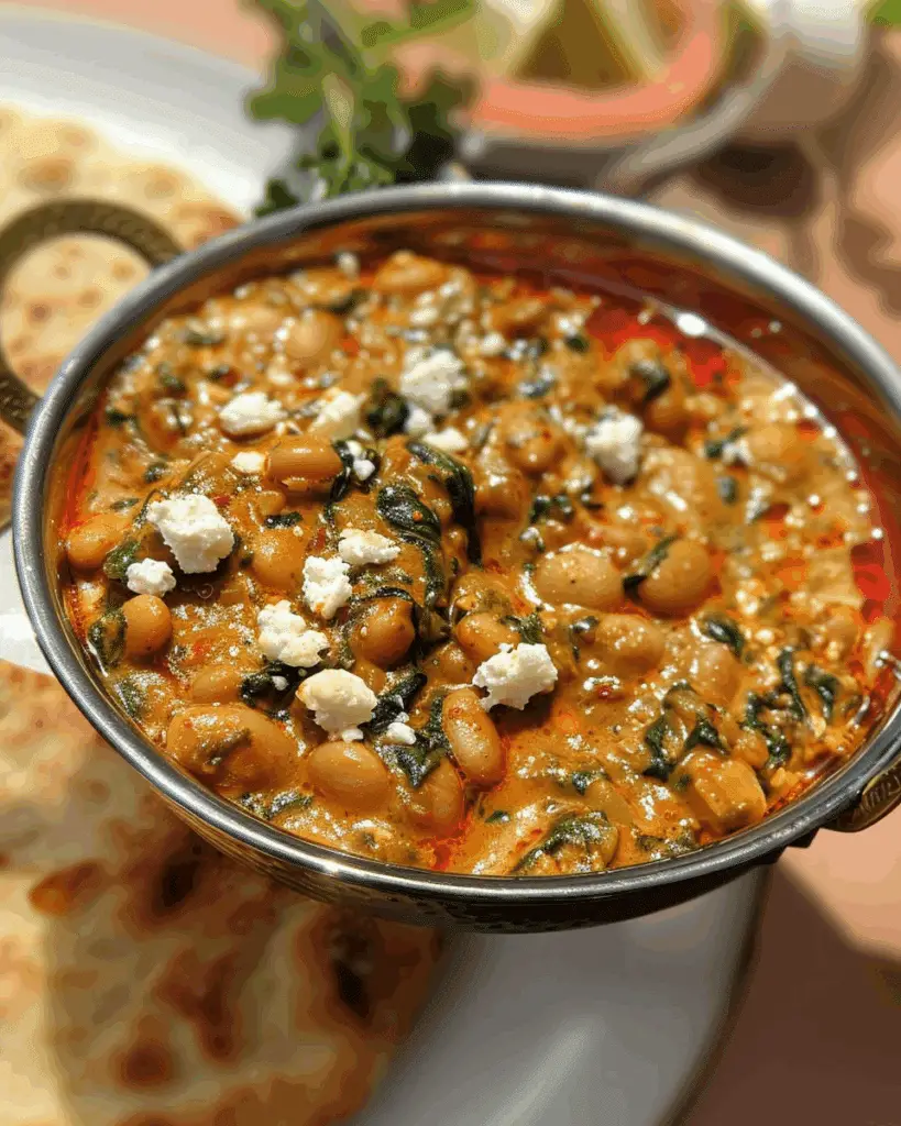 Easy Butter Bean & Spinach Curry