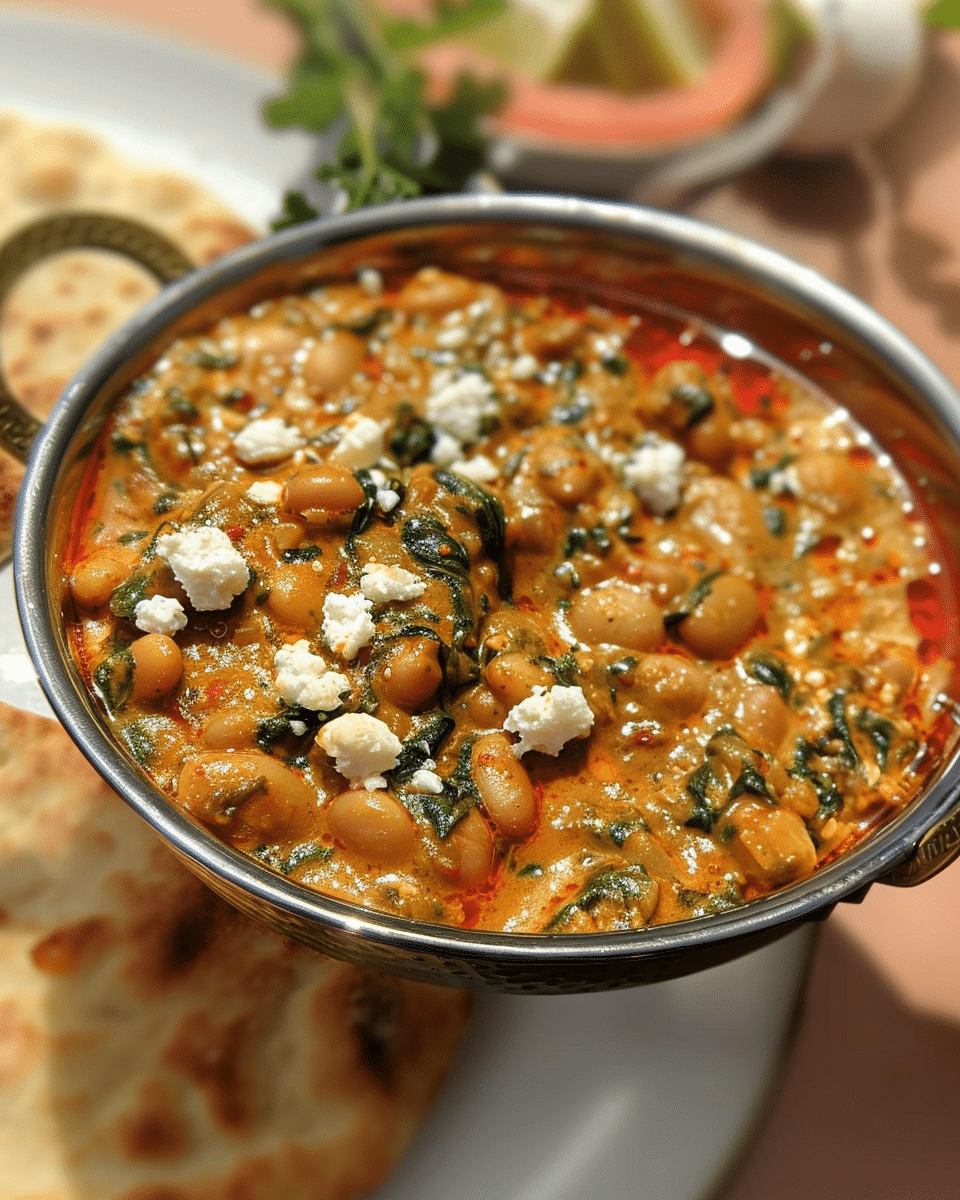 Easy Butter Bean & Spinach Curry