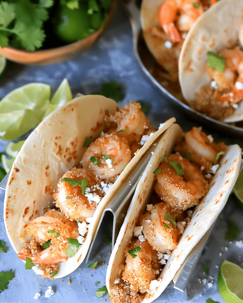 Easy Chile Lime Shrimp Tacos