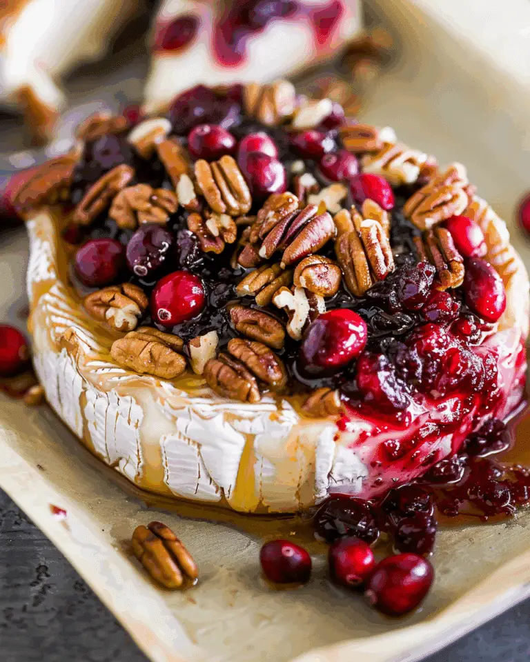 Cranberry Pecan Baked Brie