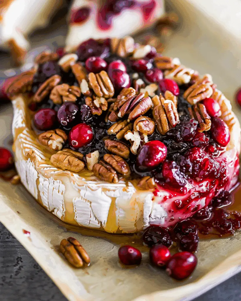 Cranberry Pecan Baked Brie