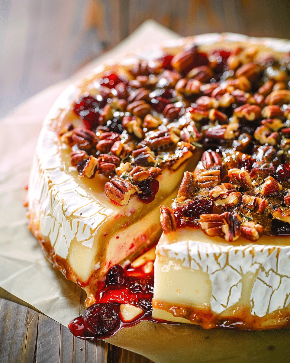 Cranberry Pecan Baked Brie