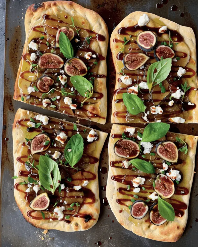 Fig And Goat Cheese Flatbread
