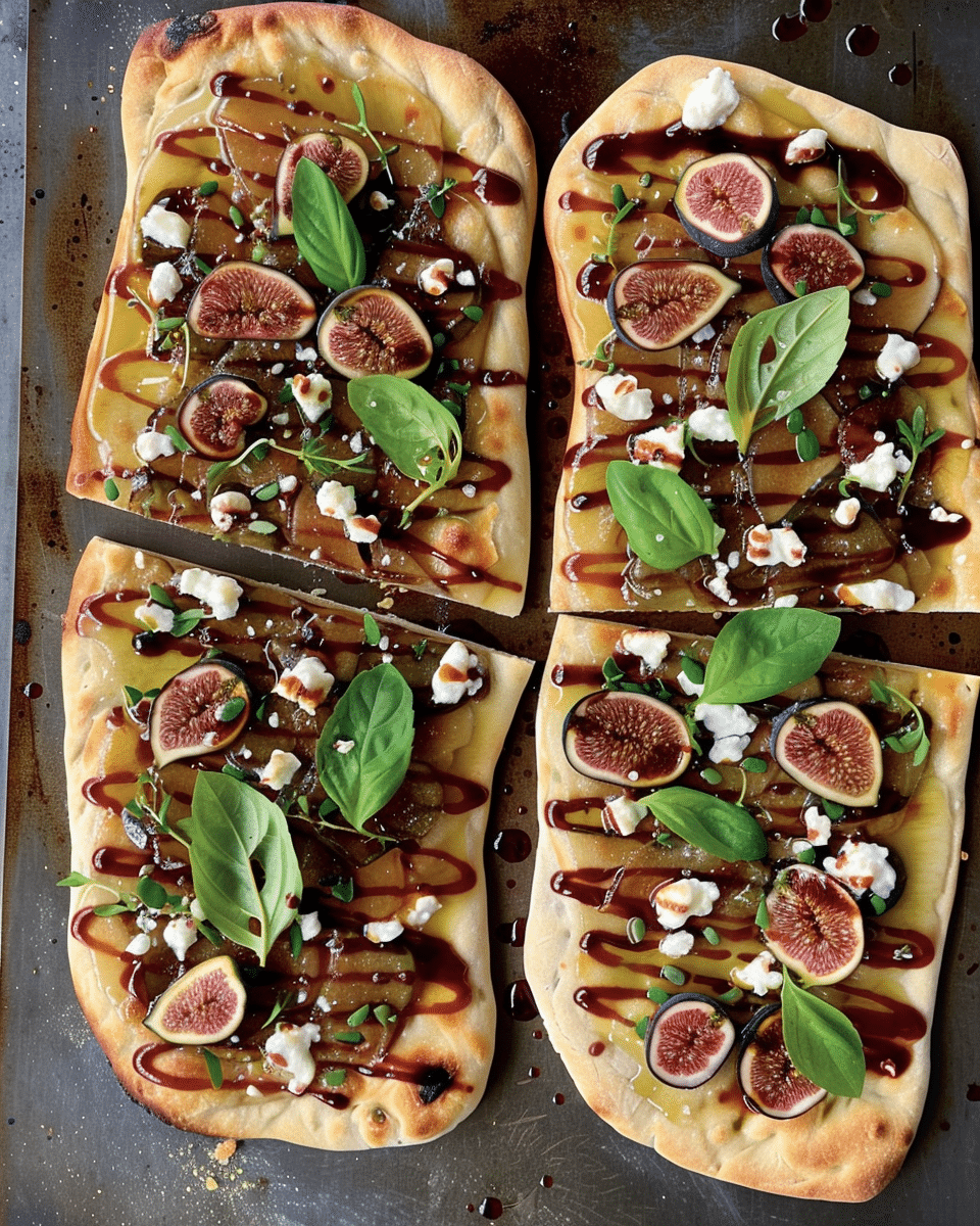 Fig And Goat Cheese Flatbread