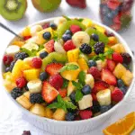 Fresh Fruit Salad With Mint And Lime