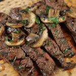 Garlic Butter Steak Bites With Mushrooms