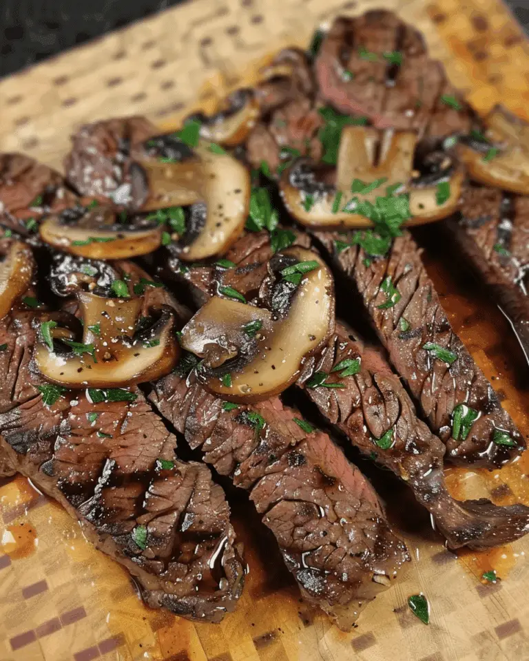 Garlic Butter Steak Bites With Mushrooms