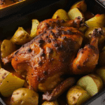 Garlic Roasted Chicken And Potatoes