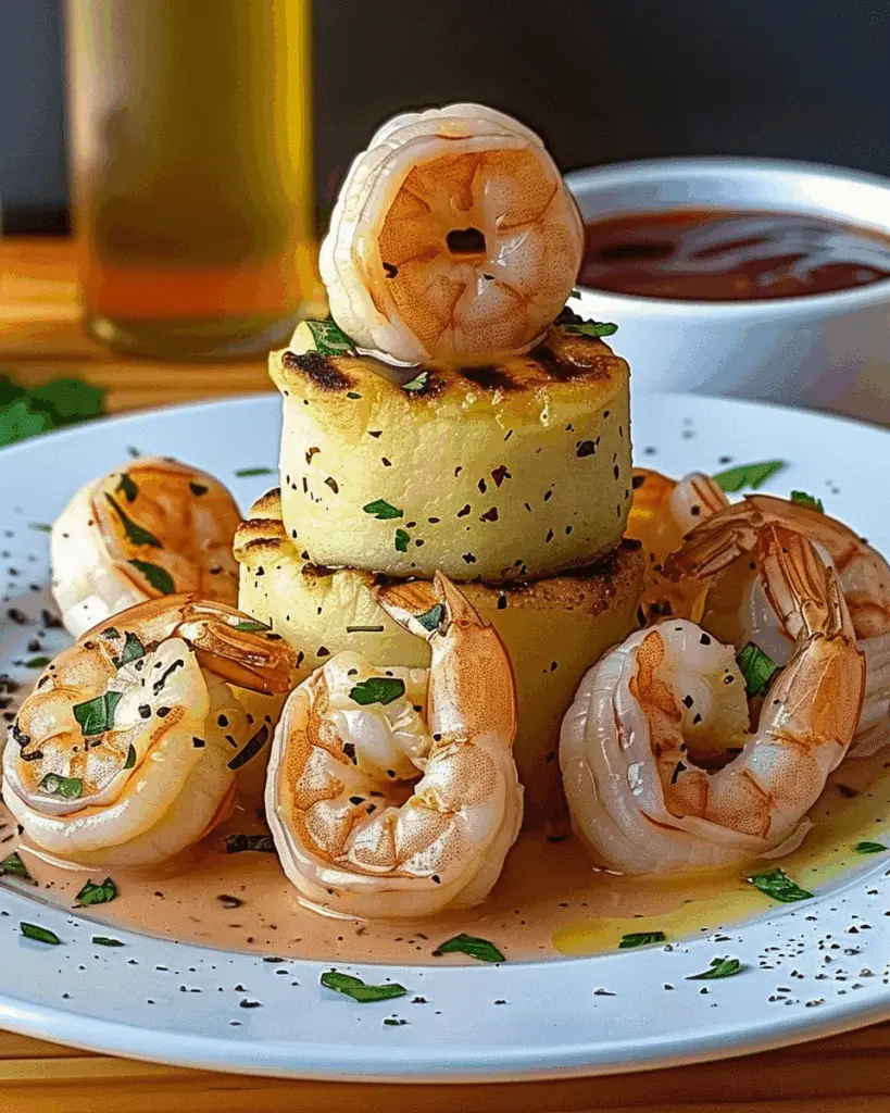 Garlic Shrimp Mofongo