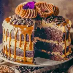 Gooey Coffee Caramel Cake