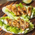 Grilled Chicken Caesar Salad Wraps