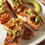 Grilled Salmon With Avocado Salsa