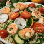 Healthy Garlic Shrimp And Quinoa Salad