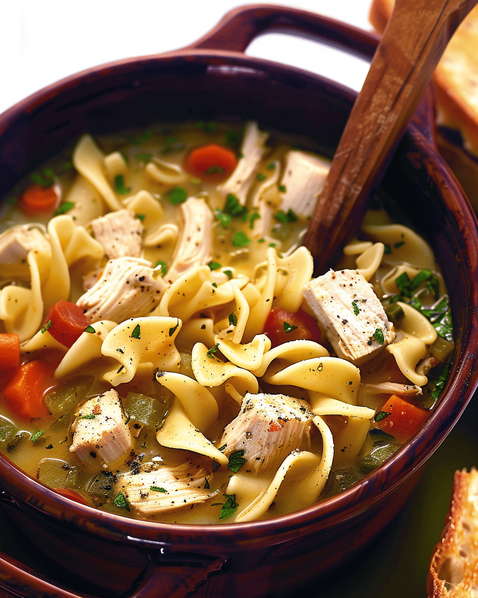 Herb-Loaded Chicken Noodle Soup