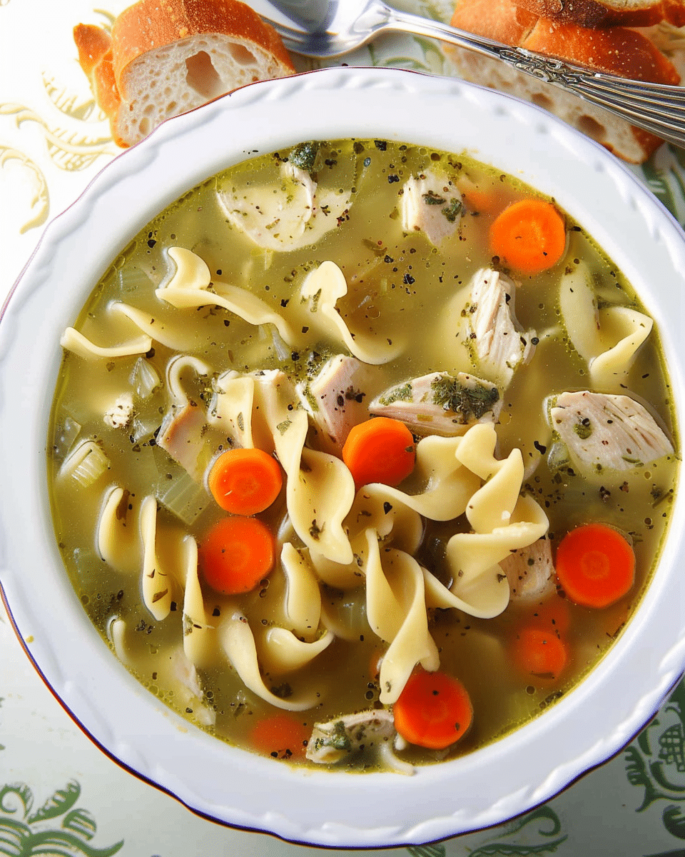Herb-Loaded Chicken Noodle Soup