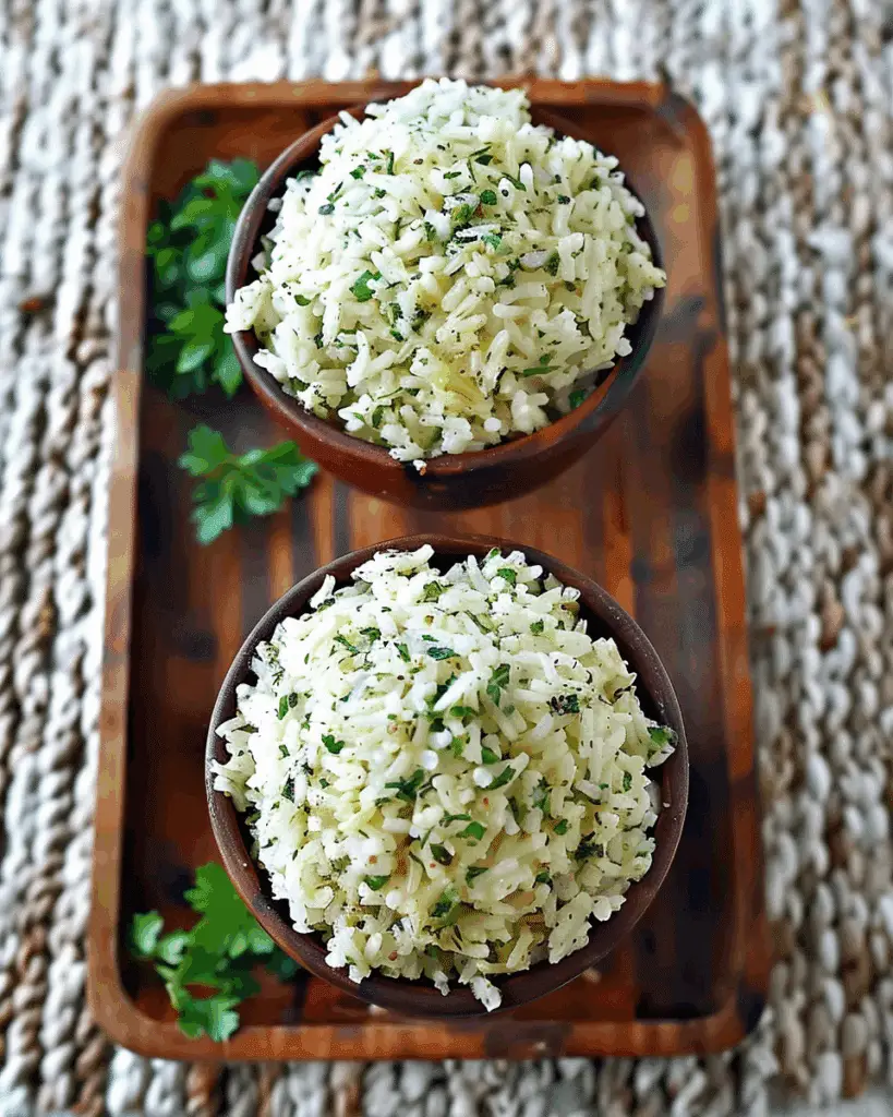 Herbed Butter Garlic Rice