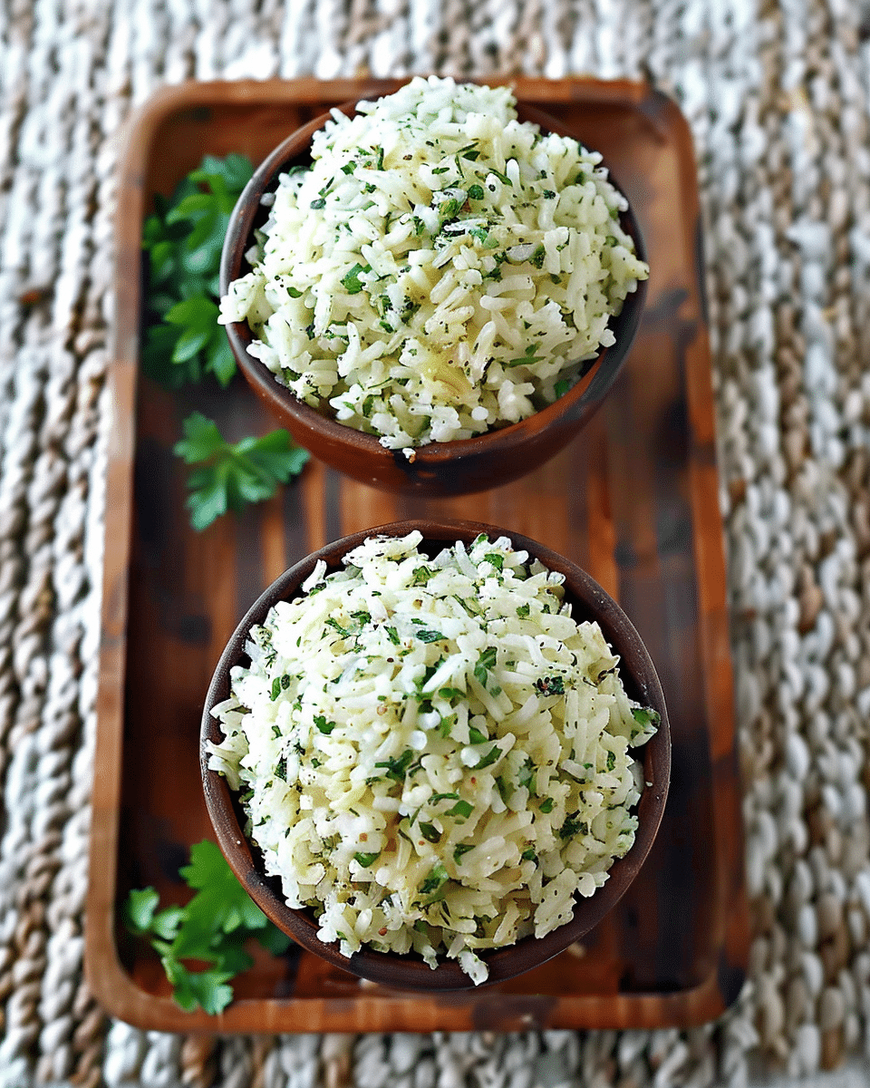 Herbed Butter Garlic Rice