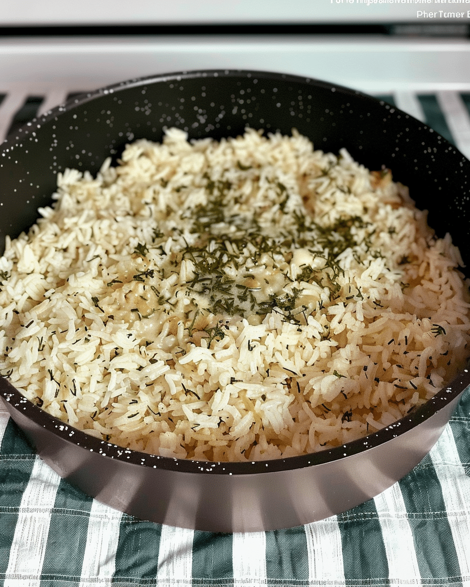 Herbed Butter Garlic Rice