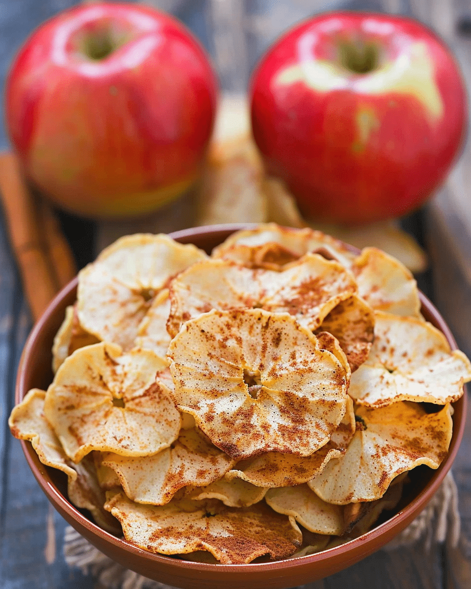 Homemade Cinnamon Apple Chips