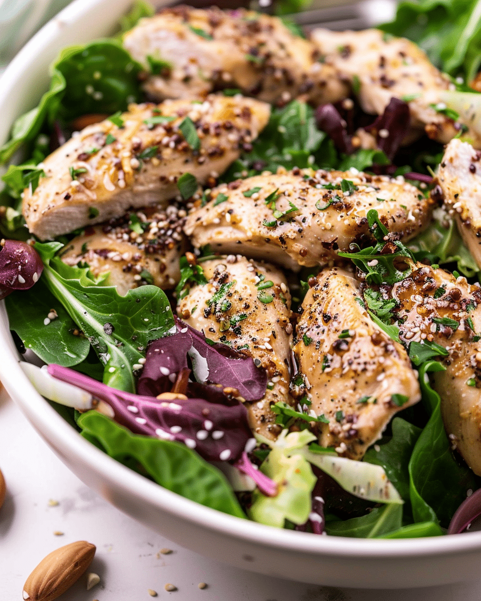 The Best Honey Mustard Chicken Salad