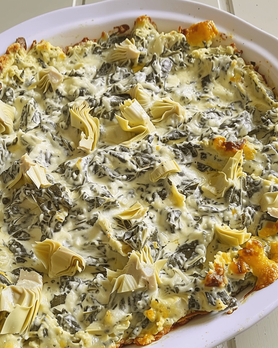 Hot Spinach & Artichoke Dip II