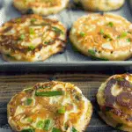 Korean-Inspired Scallion And Kimchi Pancakes
