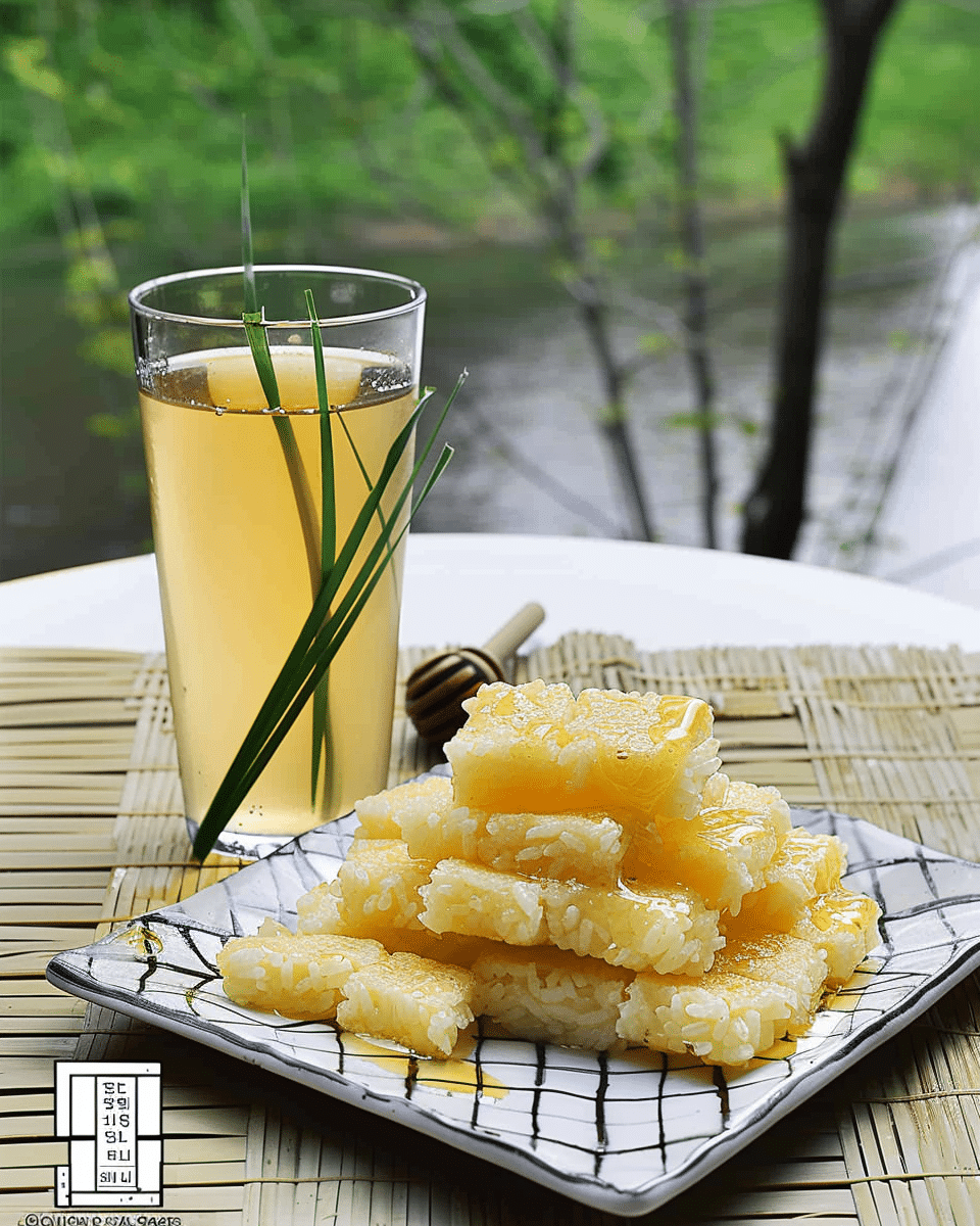 Korean Rice Cakes With Honey