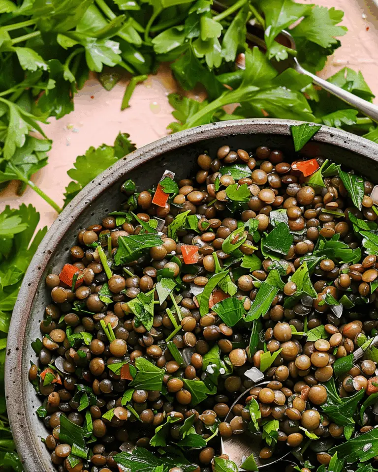 Lentil Salad With Fresh Herbs