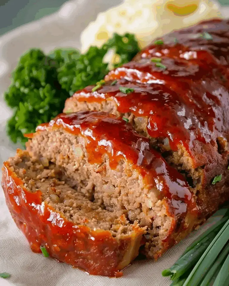 Meatloaf With A Tangy Tomato Glaze