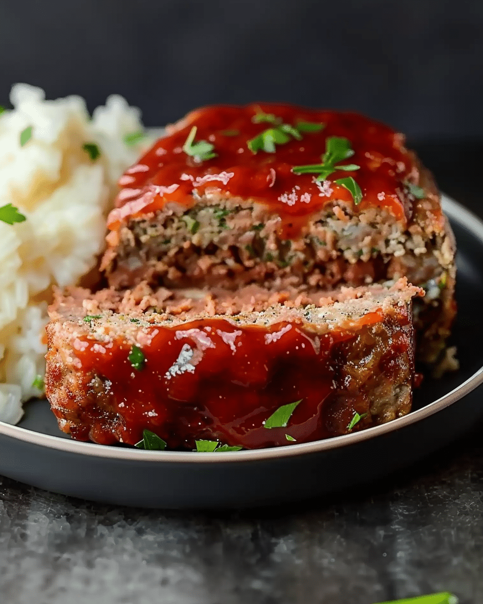 Meatloaf With A Tangy Tomato Glaze