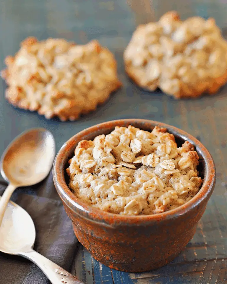 Microwave Oatmeal Cookie