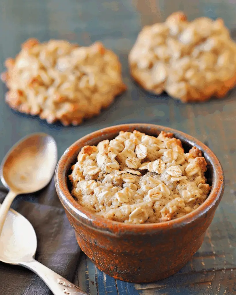 Microwave Oatmeal Cookie