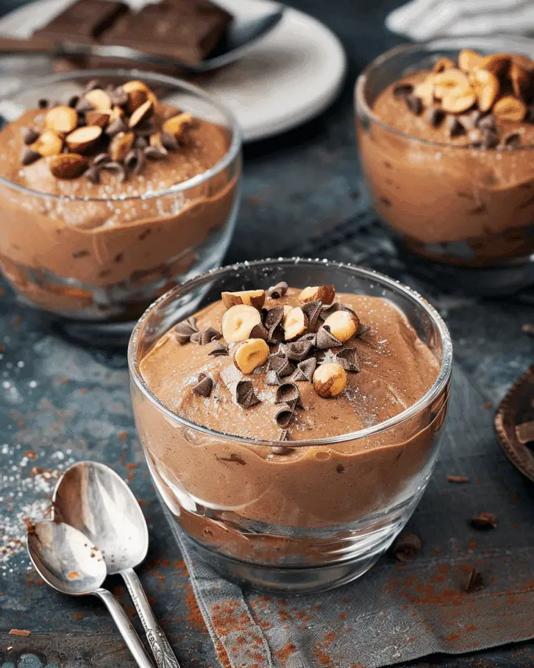 Milk Chocolate Hazelnut Mousse