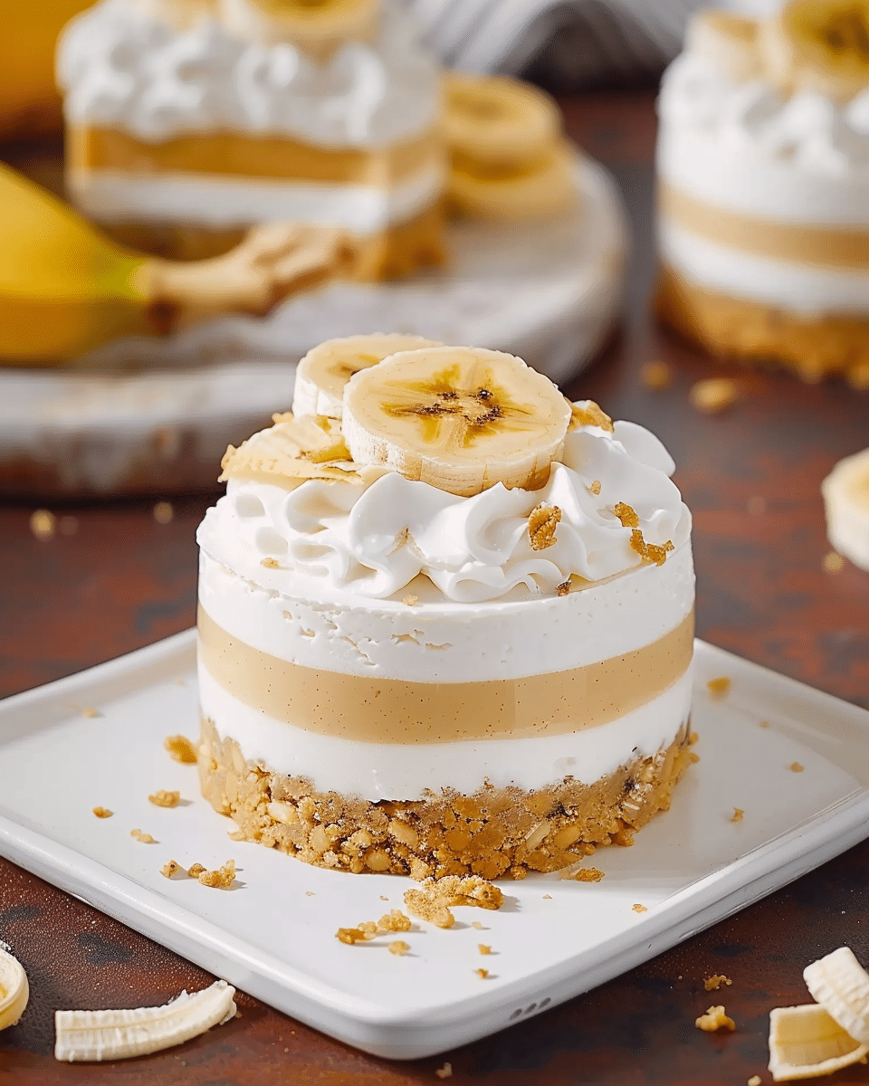 Mini Banana Pudding Cheesecakes