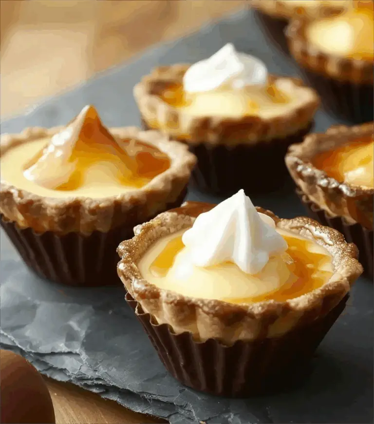 Mini Caramel Custard Tart