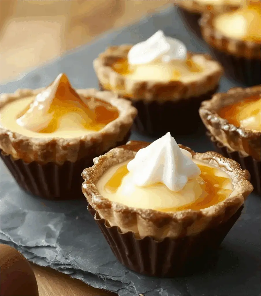 Mini Caramel Custard Tart