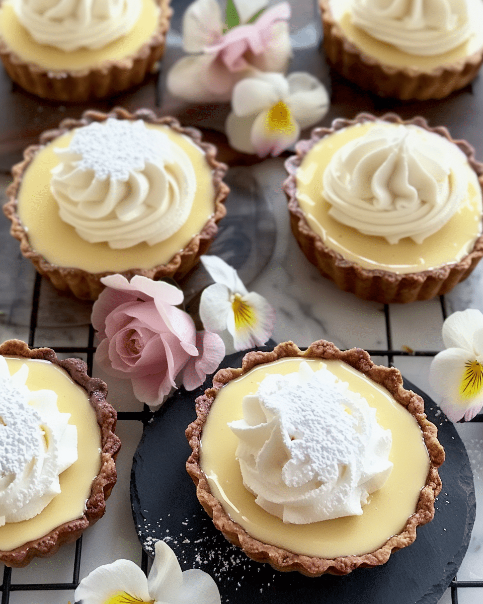 Mini Caramel Custard Tart