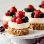 Mini No‑Bake Cheesecakes