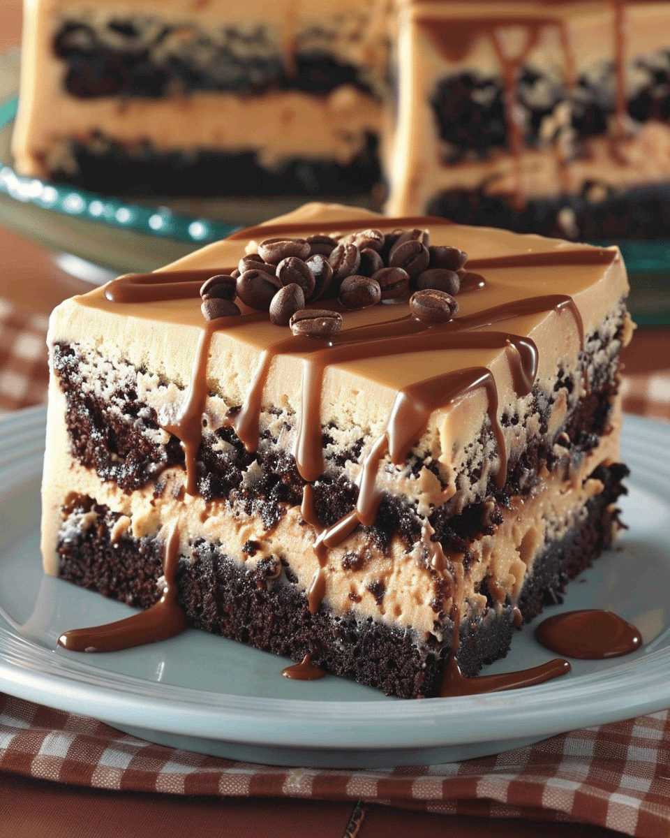 Mocha Dream Brownie Cake
