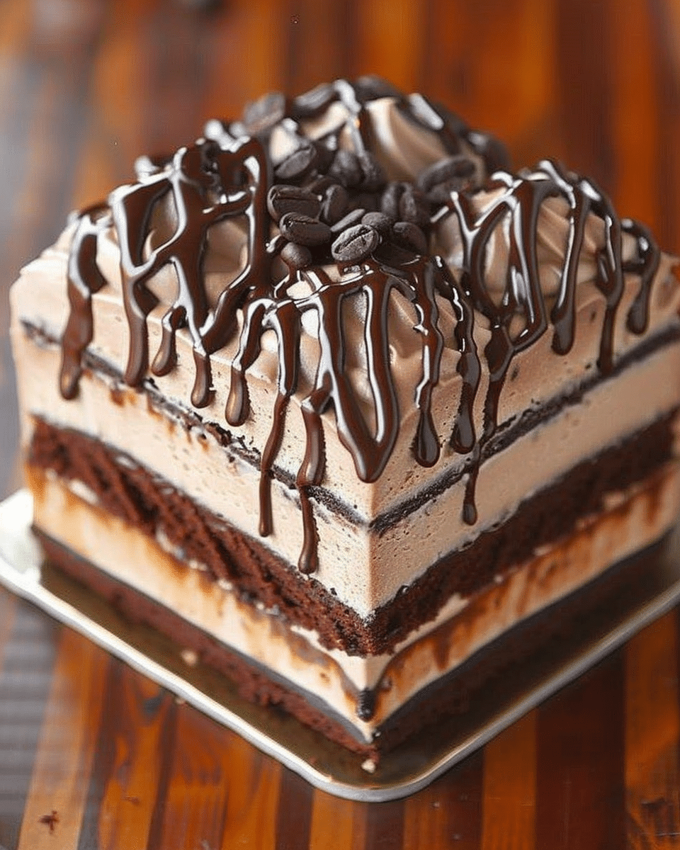 Mocha Dream Brownie Cake