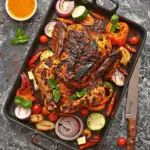 Moroccan Roasted Chicken and Vegetables