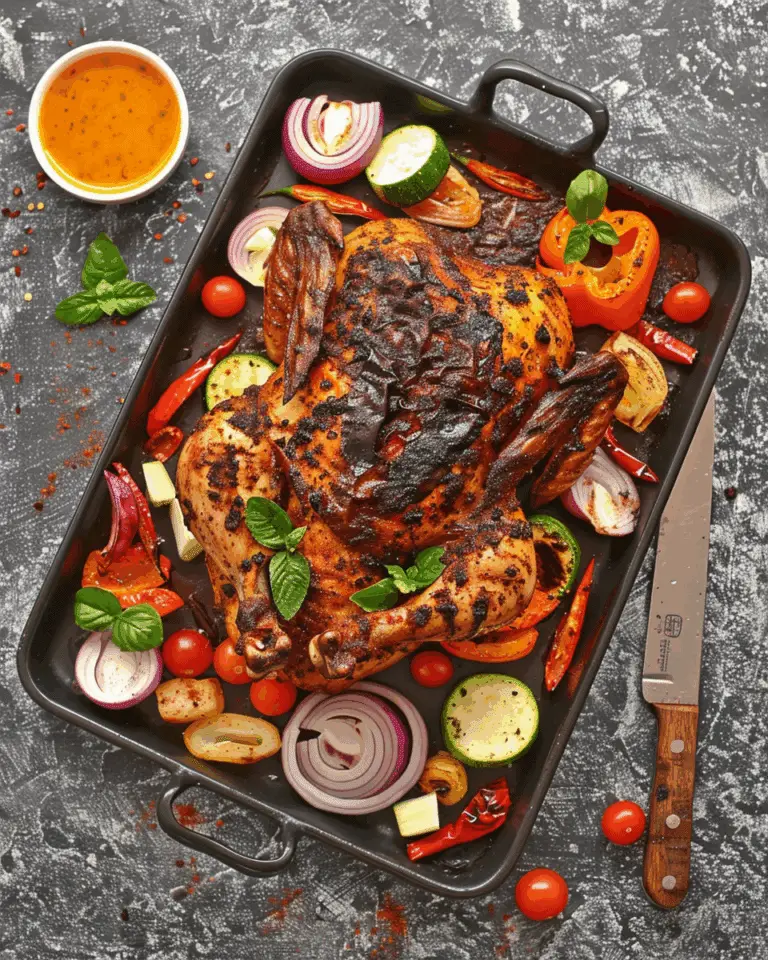 Moroccan Roasted Chicken and Vegetables