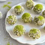 No‑Bake Matcha Protein Bites