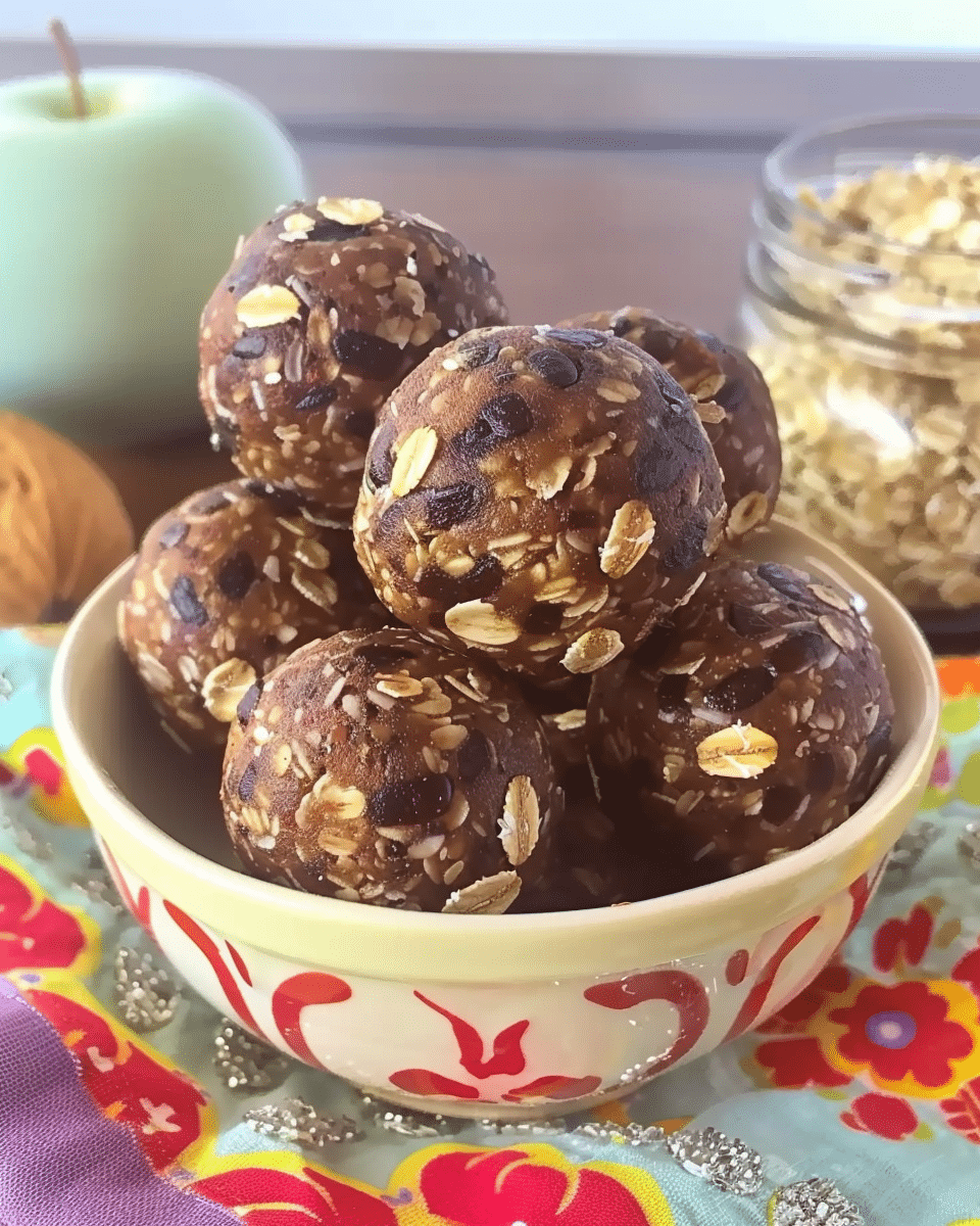 No‑Bake Oatmeal Protein Energy Balls