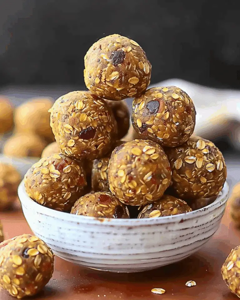 No‑Bake Oatmeal Protein Energy Balls