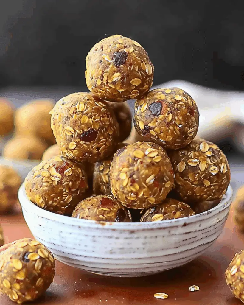 No‑Bake Oatmeal Protein Energy Balls