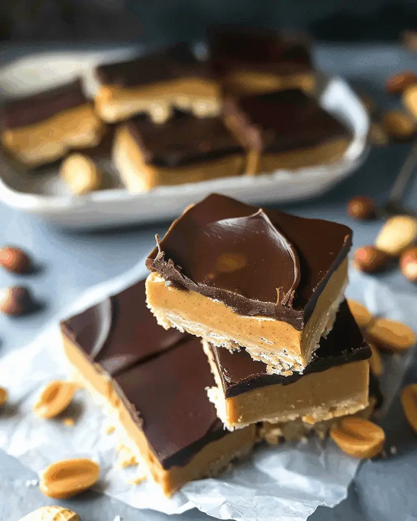 No-Bake Peanut Butter Bars