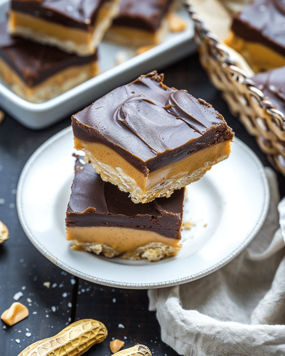 No-Bake Peanut Butter Bars