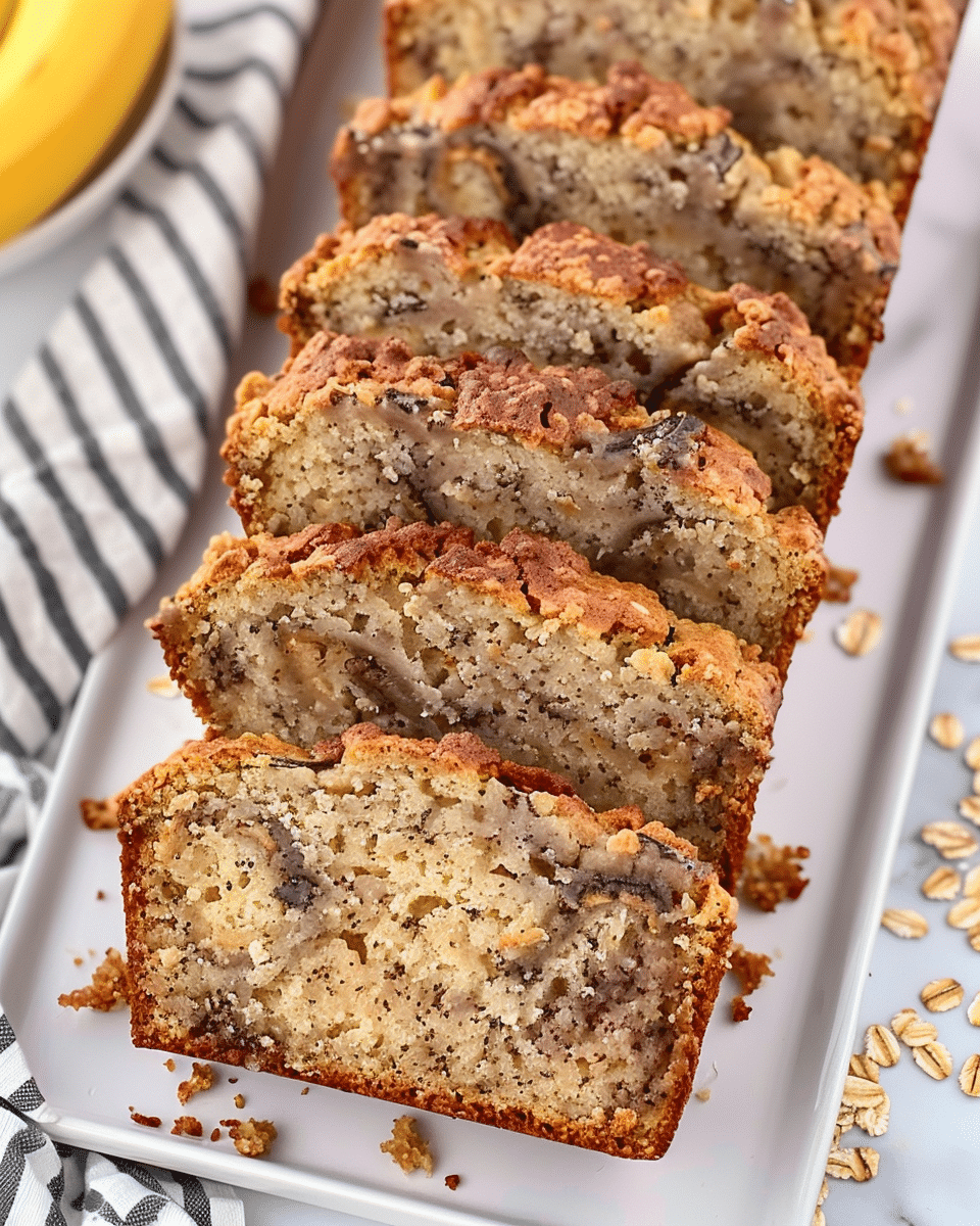 Oat Flour Banana Bread
