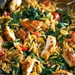 One-Pan Chicken and Spinach Orzo